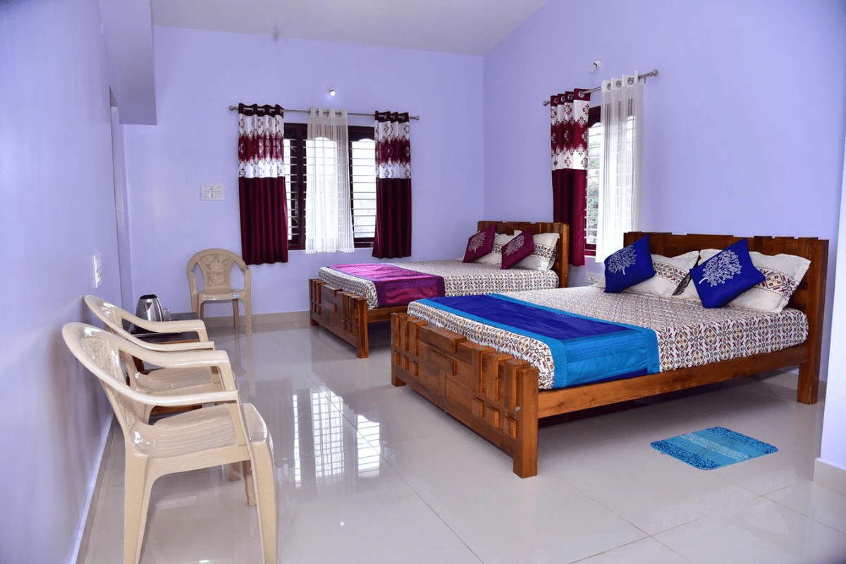 madhuvana homestay coorgs,Double room with mountain view