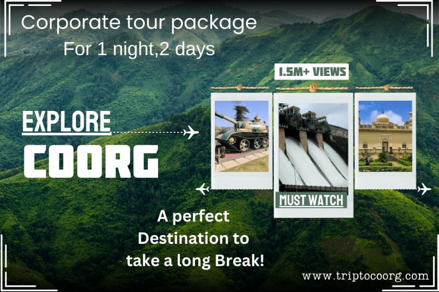 Coorg Corporate Bliss: Enjoy a 1 Night, 2 Days Scenic Getaway