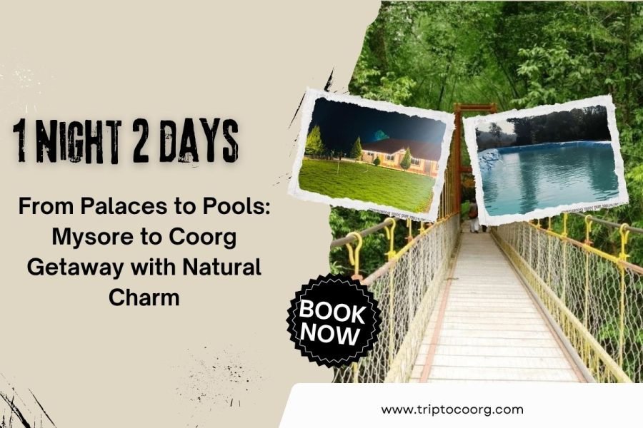 From Palaces to Pools: Mysore to Coorg Getaway with Natural Charm