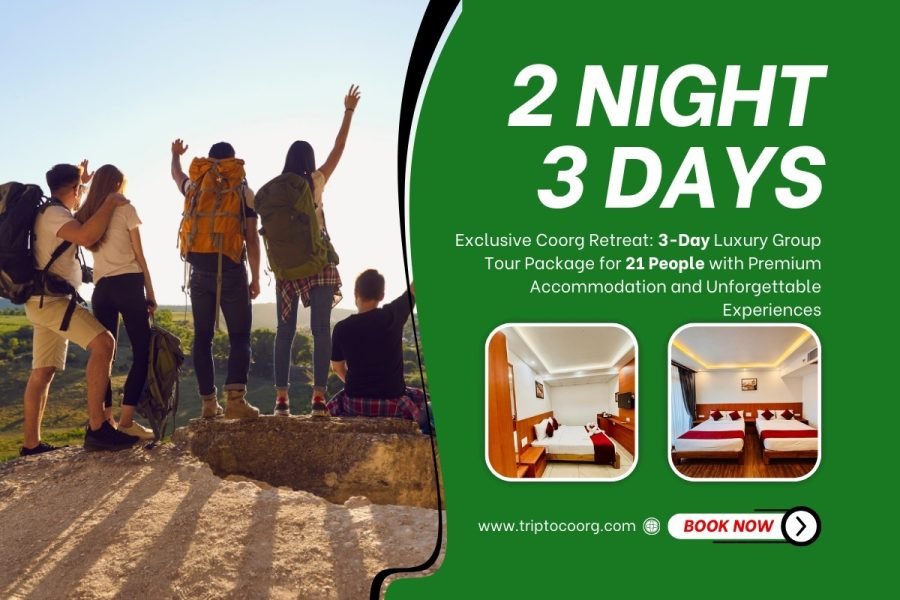 Coorg Awaits: A 3-Day Scenic Getaway from Bangalore Hotel With AC