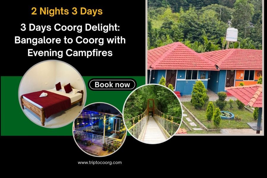 3 Days Coorg Delight: Bangalore to Coorg with Evening Campfires